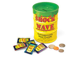 Personalized message on the box. Store Locator Toxic Waste Candy