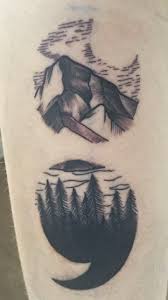 Best voted tattoos & body piercings in greensboro, north carolina. My Semi Colon Mountain Range By Laura Monkido In Derbyshire Uk Japanese Tattoo Sleeve Mountain Tattoo Half Sleeve Tattoo Japanese Sleeve Tattoos