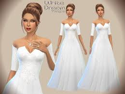 Created by camsin259, this mod forces sims to sit in seats instead of just standing around while someone gets married. Sims 4 Wedding Dress Mod Wedding Info