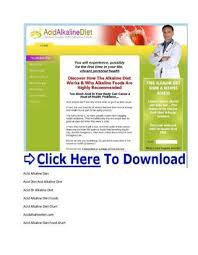 Acid Food Vs Alkaline Food Acid Alkaline Diet Book Michael