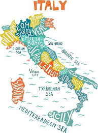 Buy Italy Decorative Hand Drawn Map With Regions By Picbykate As A T Shirt Classic T Shirt Tri Blend T Shirt L Hand Drawn Map How To Draw Hands Drawn Map