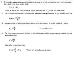 Pin By Cprateek On Physics In 2020 Physics Kinetic Theory Energy Work
