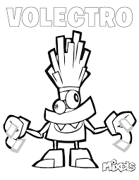 Mixels coloring page for scorpi, of the spikels tribe in series 3. Mixels Coloring Pages Free Printable Coloring Pages For Kids