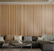 Acoustic Wood Slat Wall Panels - Oak SL-OA01B