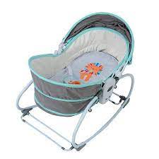Karmas Product 5 In 1 Baby Basket Baby Rocking Chair Crib Baby Seat Mosquito Net Music Shaker Suitable For Newbo Baby Rocking Chair Portable Baby Bed Baby Bed
