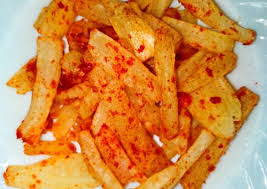 Bumbu kentang goreng (barbeque, balado, dll) garam secukupnya. Cara Memasak Tela Tela Singkong Yang Renyah