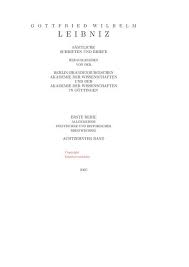 Januar August 1700 Gottfried Wilhelm Leibniz Bibliothek