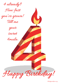 Can you grow up fast to play with me? Happy 4th Birthday Wishes 58 Quotes For Four Year Old