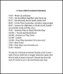Weekly Preschool Planner
