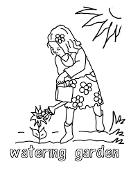 Enjoy my plant coloring page and all of these other coloring pages as well. Growing Plants Watering Can Coloring Page Coloring Sky Plant Watering Can Coloring Pages Plant Coloring Pages