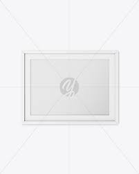 Download Glossy Photo Frame Mockup In Stationery Mockups On Yellow Images Object Mockups PSD Mockup Templates