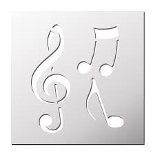 Pochoir Notes De Musique Pochoir Note De Musique Pochoir A Imprimer