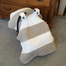 This Is A Pdf Crochet Pattern For A Chunky Star Stitch Car Seat Cover Blanket Fast And E Crochet Car Seat Cover Baby Blanket Crochet Easy Crochet Baby Blanket