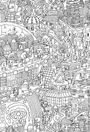 Coloriage Inclassable Coloriages Difficiles Pour Adultes Coloring Pages Coloring Books Doodle Coloring