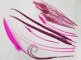 Hot Pink Feather Bundle Millinery Feathers Millinery Millinery Supplies Pink Feathers