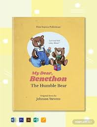 Free Classic Children S Story Book Cover Template In 2020 Book Cover Template Book Cover Kids Story Books