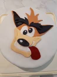 Crash Bandicoot Cake Crash Bandicoot Video Games Birthday 4th Birthday Parties