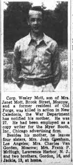North Pocono area WWII servicemen deaths listed