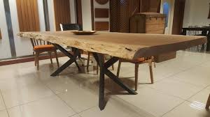 Dogal Ahsap Masa Yemek Masasi Ahsap Zemin Teak