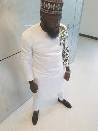Men S African Wear Off White And Olive Green Black Africanfashion African Men Fashion African Clothing For Men African Shirts