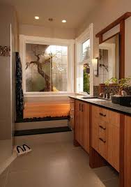 15 Zen Inspired Asian Bathroom Designs For Inspiration Japanese Bathroom Design Asian Bathroom Japanese Style Bathroom