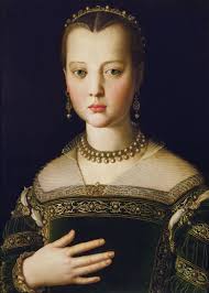 Portrait of Maria de' Medici by Agnolo Bronzino