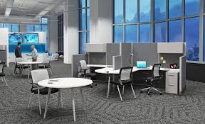 We Love Open Workstations Because Of Their Approachable Design We Want You T Office Furniture Warehouse Office Furniture Solutions Commercial Office Furniture
