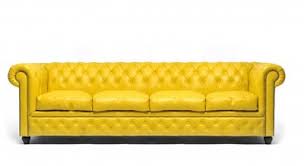 Bring back a piece of the 90s. Chesterfield Original 4 Seat Sofa Yellow House Of Chesterfield Gb