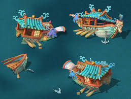 Submarine Cartoon World Princess Shipwreck 3d Model Max Obj 3ds Fbx Mtl Tga 5 Isometric Art Cartoon World Game Art