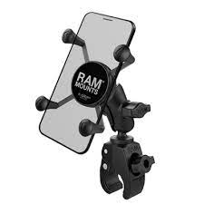 The ram universal cell phone holder with suction mount is the perfect complement to the modern sleek interior of today's vehicles. Ram X Grip Phone Mount With Ram Tough Claw Small Clamp Base