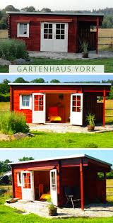 Gartenhaus Schwedenrot Das Rote Gartenhaus York Erstrahlt In Der Sonne Gartenhaus Schleppdach Haus
