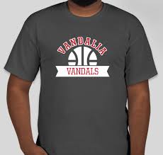 6th Grade Vandalia Vandals Boys Basketball Team Custom Ink Fundraising