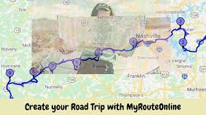Road Trip Planner Bc Multiple Stops Road Trip Planner | Myrouteonline