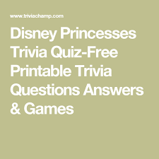 Questions and answers about folic acid, neural tube defects, folate, food fortification, and blood folate concentration. Disney Princesses Trivia Quiz Free Printable Trivia Questions Answers Games Trivia Quiz Trivia Questions Movie Trivia Questions