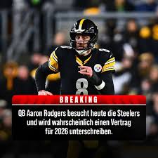 Er machts nochmal! QB Aaron Rodgers und die Pittsburgh Steelers 