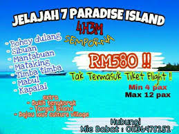 Pakej 7 Island Semporna Sabah Pakej Percutian Pulau Mabul Kapalai Facebook