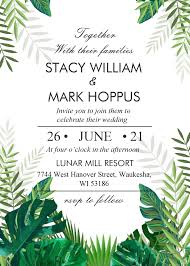 They have such a significant number of you can create your own accretion solicitations. Tropical Leaves Invitation Templates Editable With Ms Word Download Hundreds Free Printable Birthday Invitation Templates