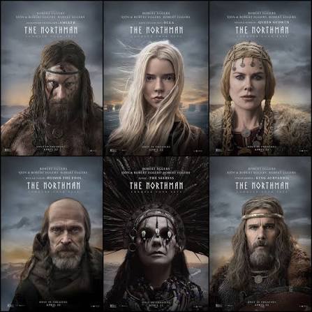 All-new character posters for The Northman: