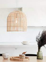 Herman 1 Light 500mm Tall Pendant In Natural Rattan Furniture Indoor Rattan Furniture Light