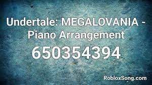 Demon slayer kamado tanjiro no uta roblox id roblox. Undertale Megalovania Piano Arrangement Roblox Id Roblox Music Codes