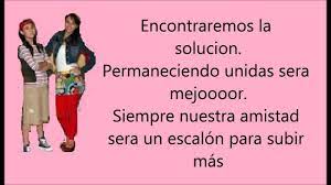 Las Mejores Amigas Cancion Con Letra Youtube