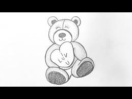How To Draw A Teddy Bear Cute Teddy Bear Drawing Pencil Drawing Youtube Pencil Drawings Teddy Bear Drawing Art Drawings Sketches Simple