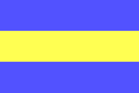 This traditional scandinavian cross design flag features blue, yellow and. Triband For The Aland Islands