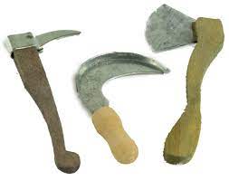 Sichel — sichel, handgerät zum schneiden von gras, klee und halmfrüchten. Krippenursel Handgefertigte Sichel Krippenzubehor Ca 3 5 Cm