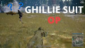 Designed to resemble background environments such as foliage, snow or sand, a ghillie suit can conceal its wearer extremely well, although ghillie suits are useless against thermal detection. Ghillie Suit Op Pubg Youtube