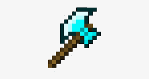 I am just wondering but are these just textures alone or is this modeled to have this detail? Minecraft Diamond Axe Minecraft Battle Axe Free Transparent Png Download Pngkey
