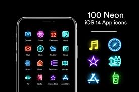 Ios 14 neon app icons free for iphone home screen. 15 Trendy Ios 14 Icon Sets To Customize Your Iphone Inspirationfeed