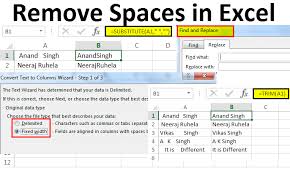 remove space in excel text number 5 methods to remove space