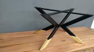 add your personality custom steel table base for unique dining table video mesa de aco mesas de centro de vidro moveis de aco