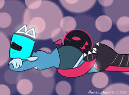 and here you go my first artwork of this year, we have the sam and macabre  ship, digital painted macabre and starlight disco... – @afrothunderxx96 on  Tumblr